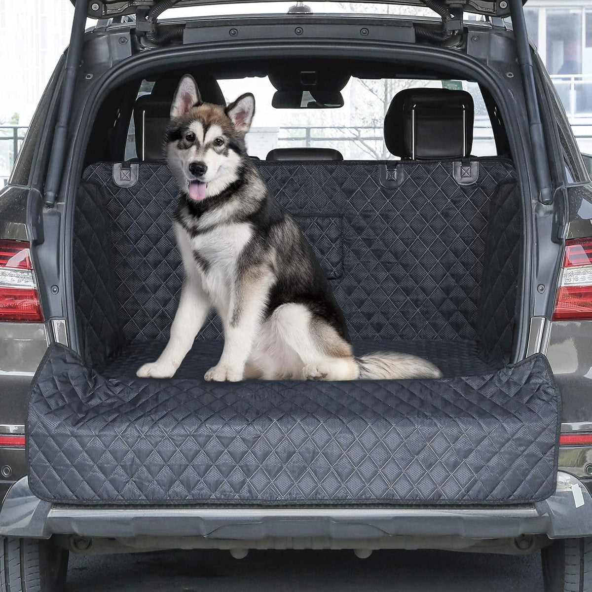 Waterproof Pet Cargo Liner with Bumper Flap Protector, Pack of 2 B94501
