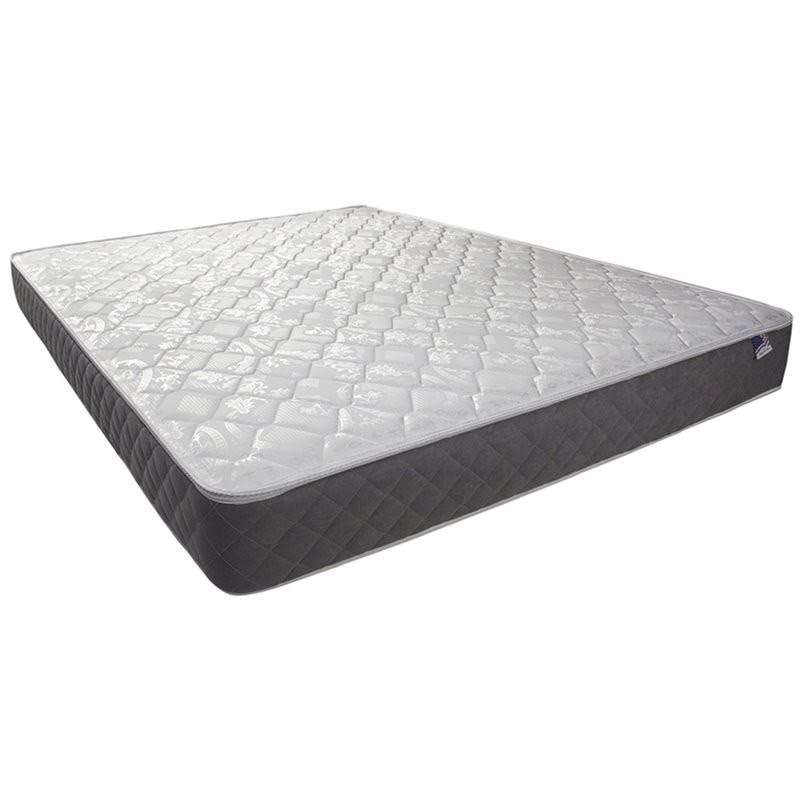 White Fabric King Tight Top Mattress I335
