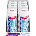 Mentos Pure White Gum Sweet Mint 15 Piece Bottle O92765