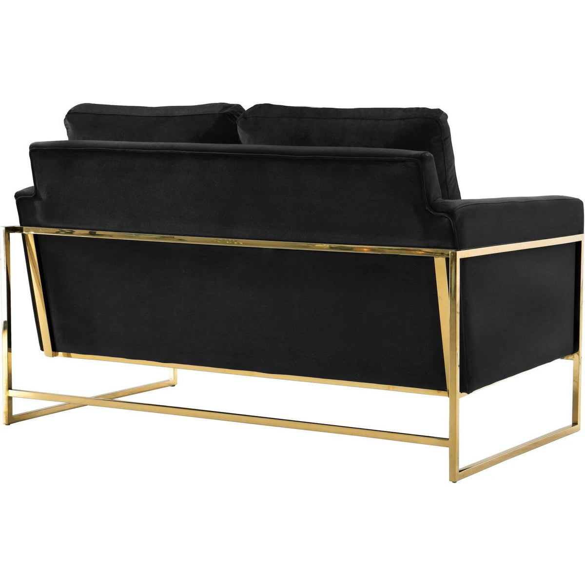 Navy Velvet Loveseat P265
