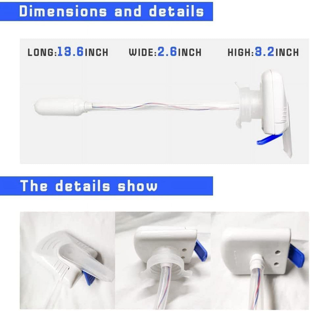 2 Pcs Automatic Drink Dispenser for Fridge Gallon E865