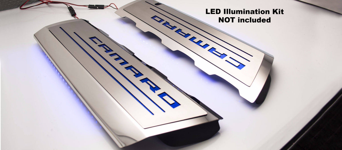 Brushed Black Fuel Rail Cover Top Plate Q535680