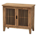 Medium Oak 2-Door Wood Storage Cabinet G791