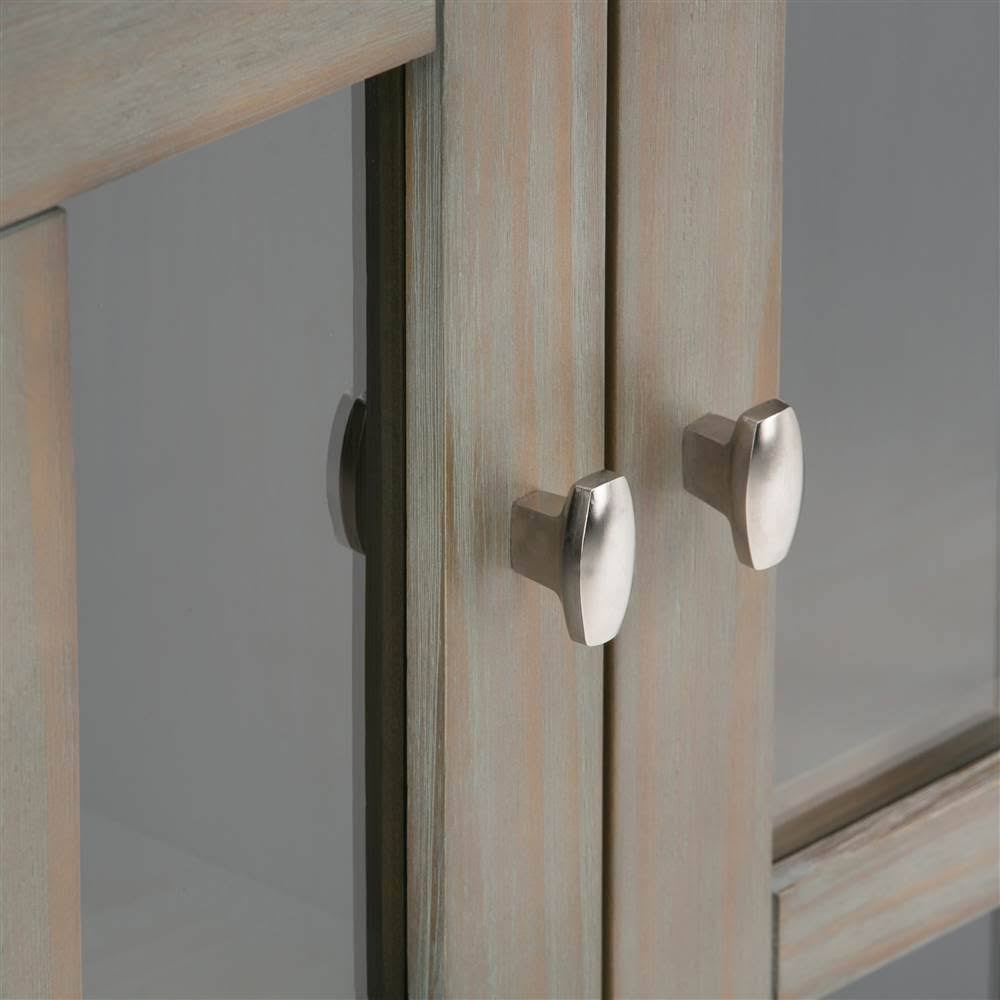 Distressed Grey Low Storage Cabinet O86214