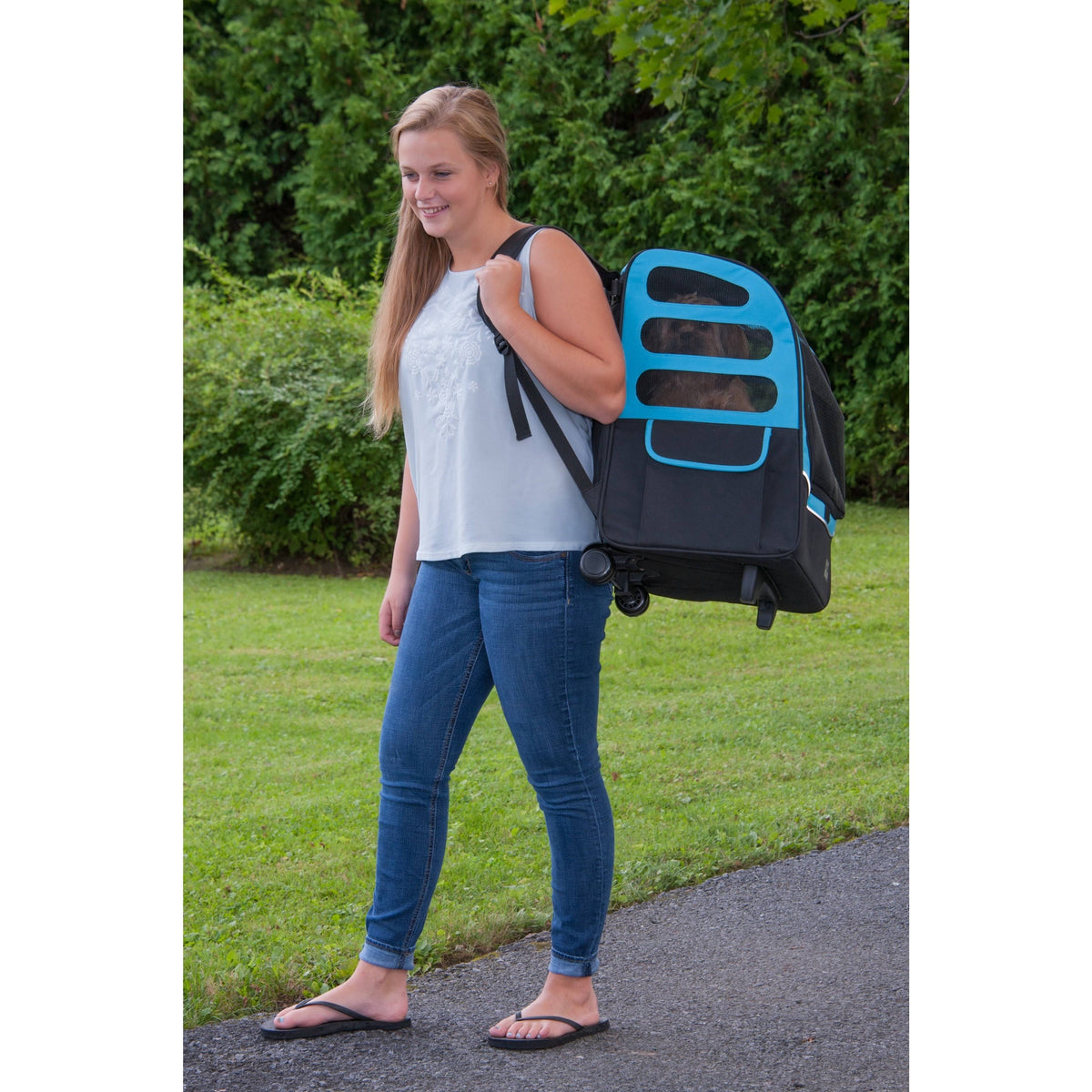 Ocean Blue Pet Carrier S483413