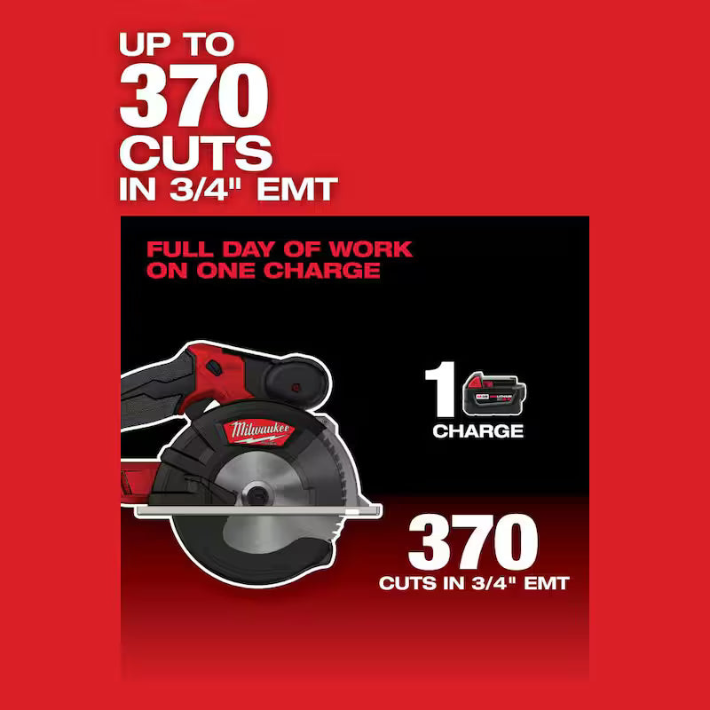 18V Brushless Cordless 5-3/8 in. Circular Saw with Starter Kit L842448