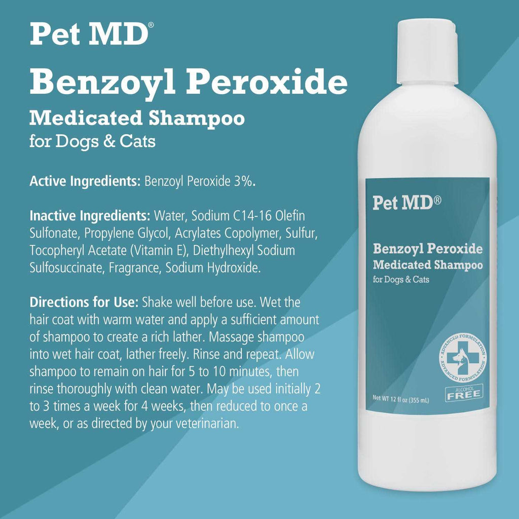 Benzoyl Peroxide Dog & Cat Shampoo M160