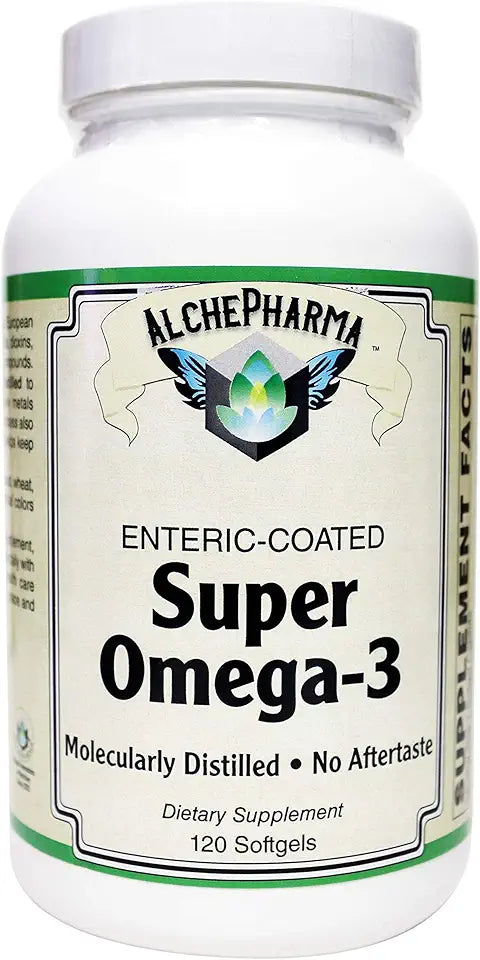 Enteric-Coated Super Omega-3 1000mg 120 Enteric Softgels F512909