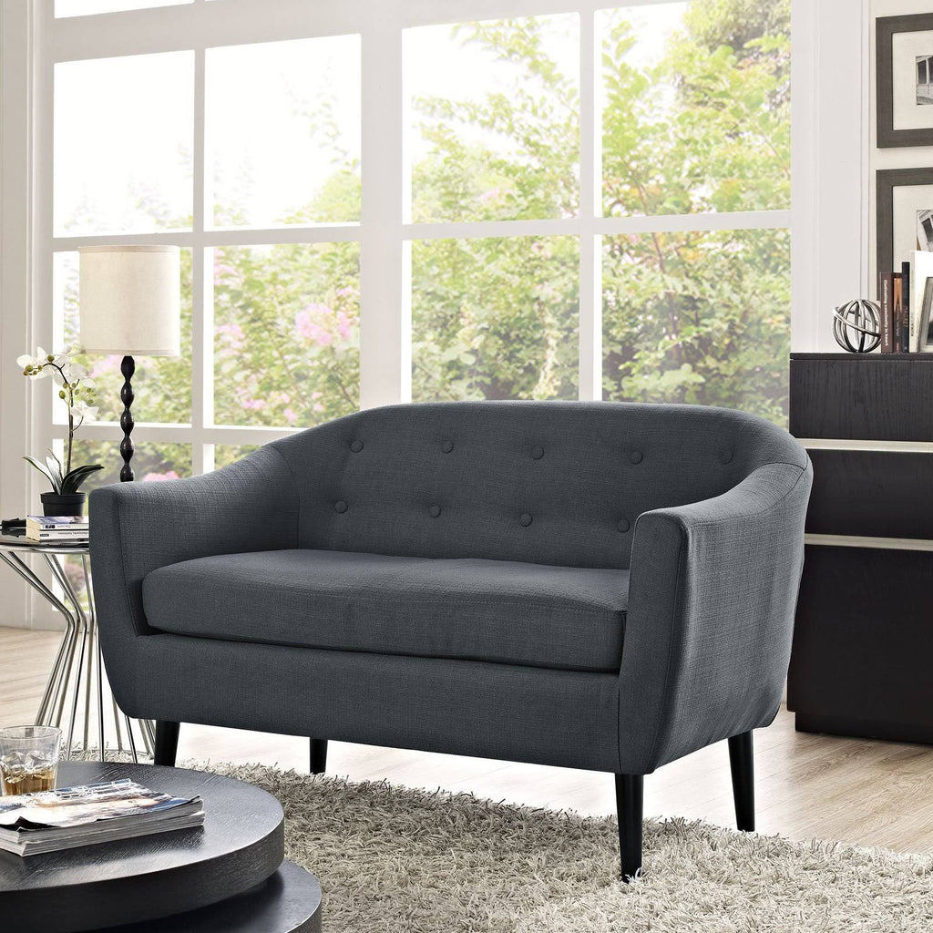 Light Gray Loveseat Z9184