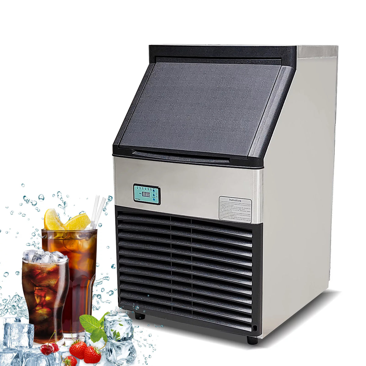 Commercial Auto Ice Cube Machine 132 LBS/Day E263