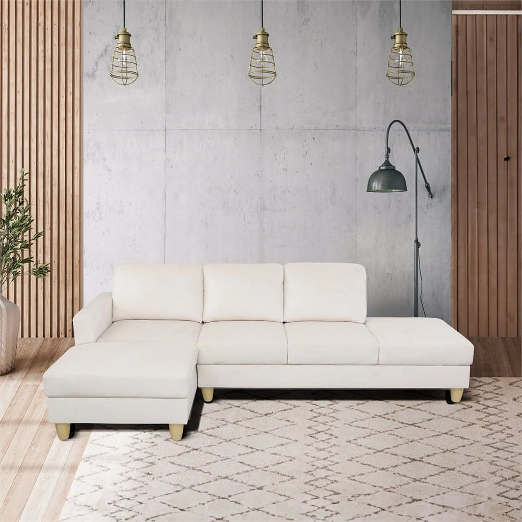 Cream White Sectional Sofa Y9953