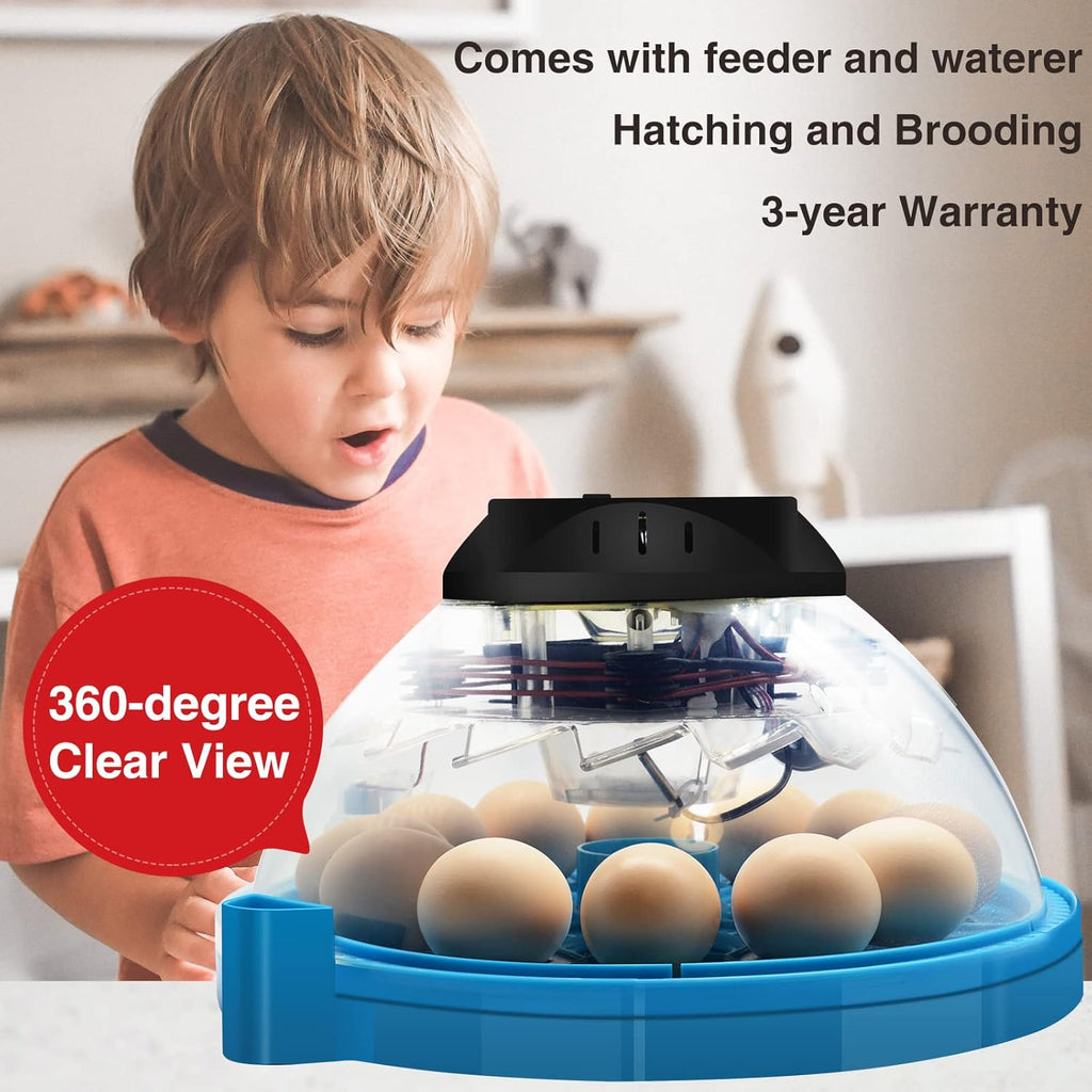 2 Pc Automatic Egg Incubator with Humidity Display Q4326