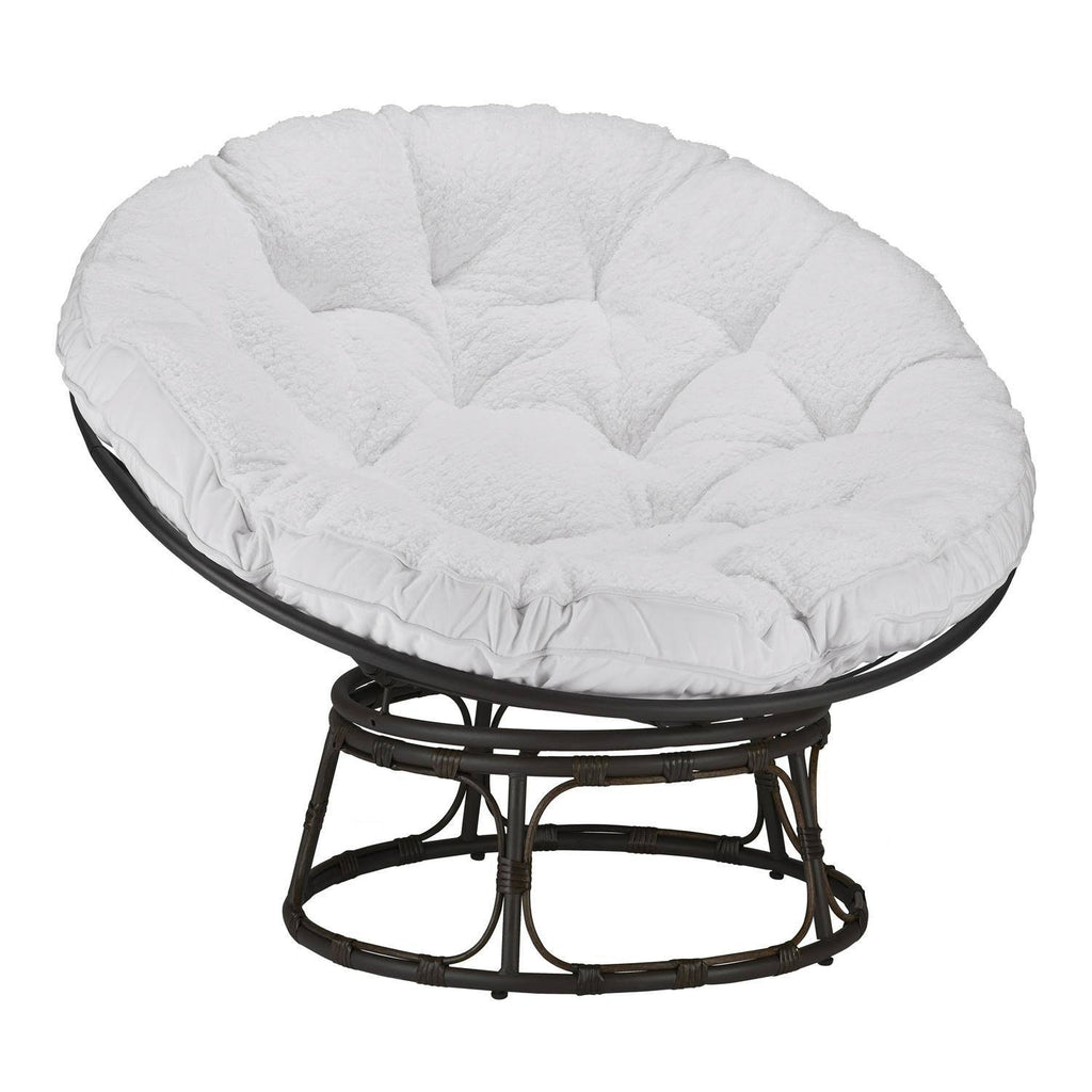 Navy Fabric Papasan Chair P429383