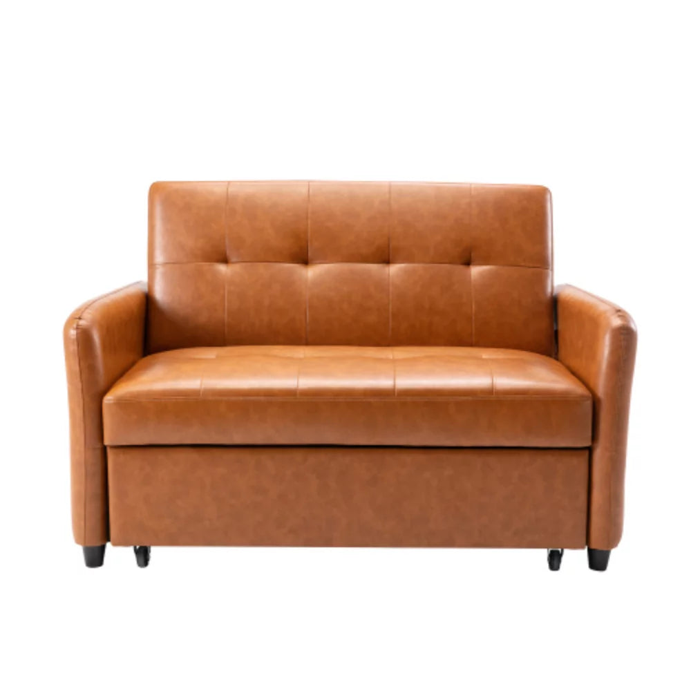 51" Convertible Sleeper Bed, Adjustable Oversized Armchair with Dual USB Ports G307
