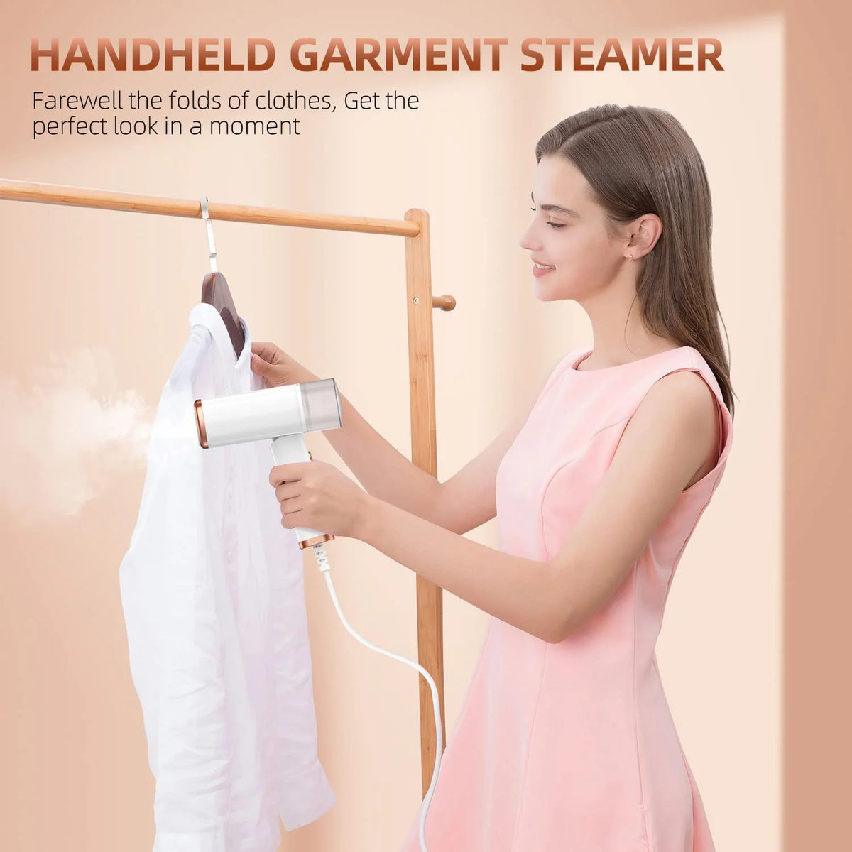 Portable Foldable Handheld Clothes Steamer 1000W 120ml A8600