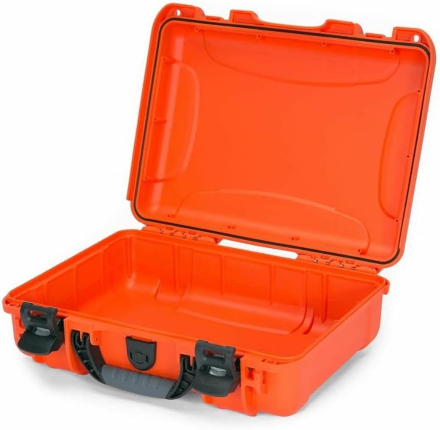 Waterproof Hard Case with Foam Insert (Orange) with TSA Approved Case Lock Z8035