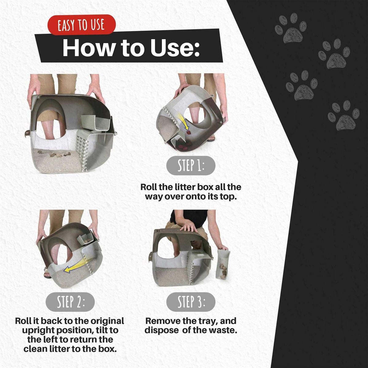 Self Cleaning Litter Box T68234