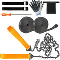 48 Pocket Chainsaw with 66 ft Ropes, Pack of 2 Q918648