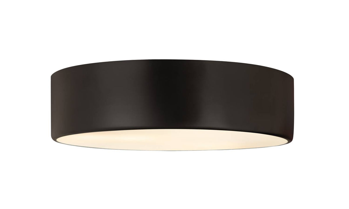 Matte Black 4 Light Flush Mount P528