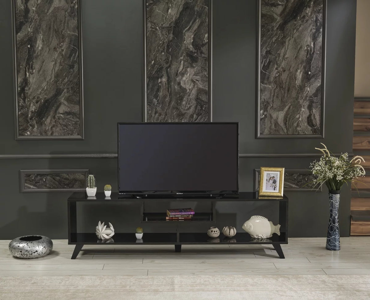 Black 67 Inch Tv Stand F8458