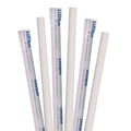 Giant White Wrapped Paper Straw - 2200/Case V34010
