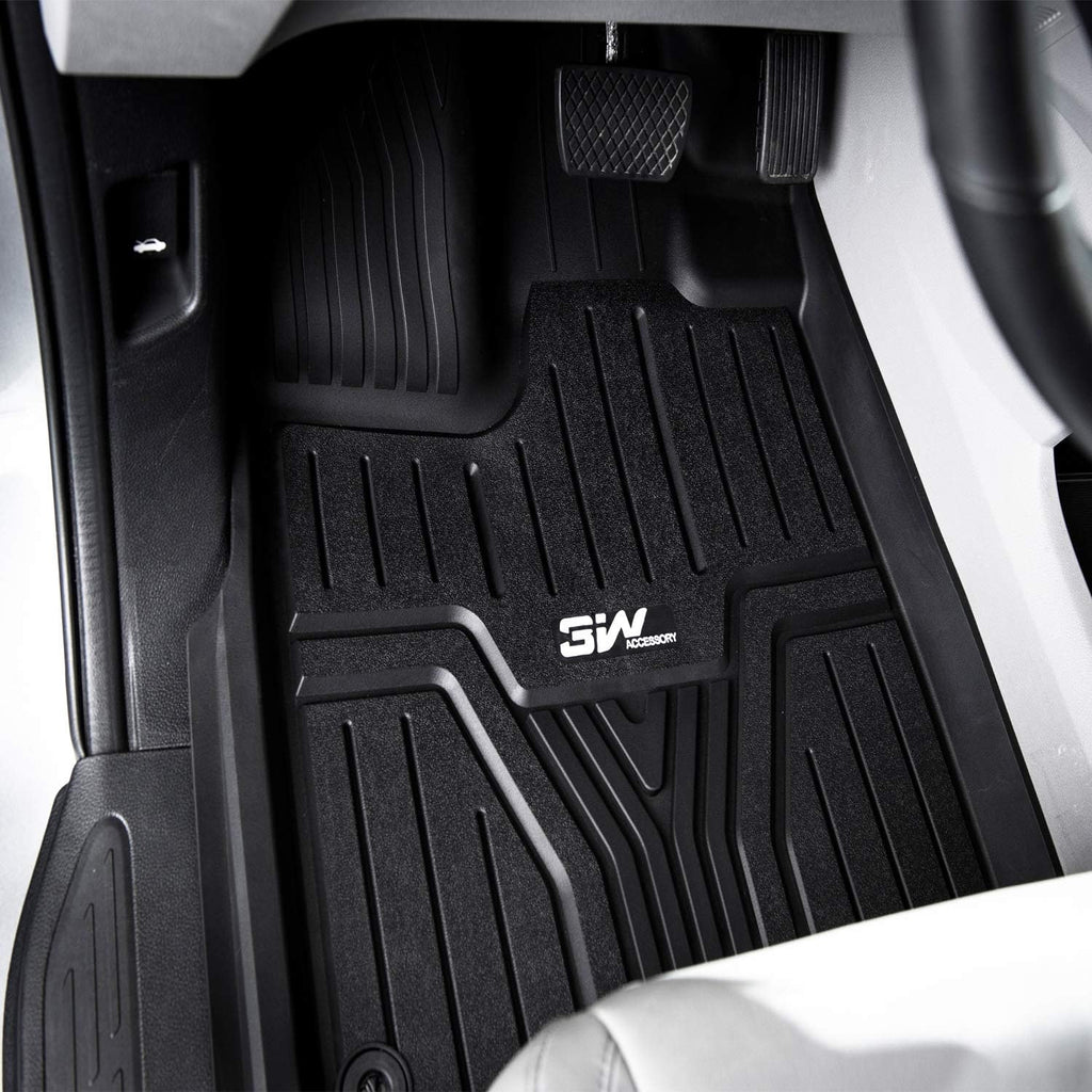 Black TPE All Weather Custom Fit Floor Liner and Cargo Mats E611312