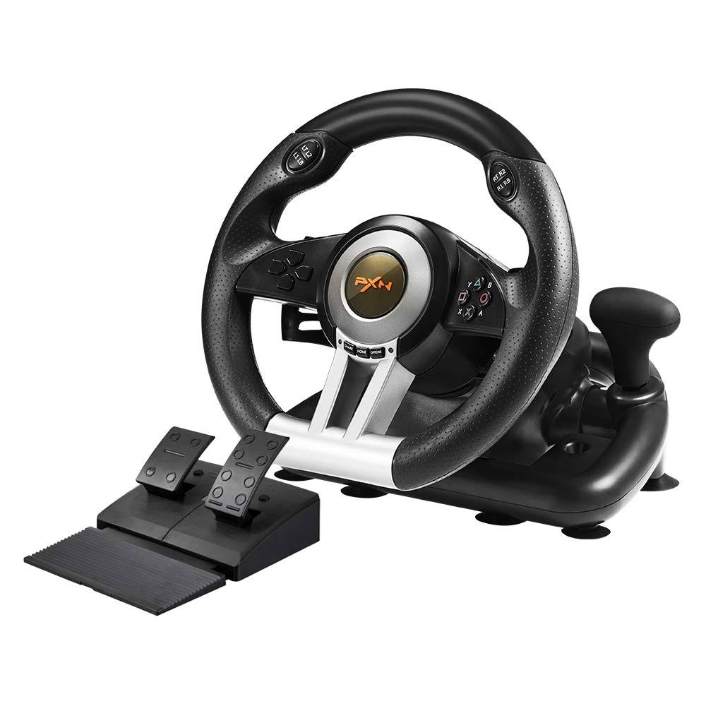 180 Degree USB Racing Wheel with Pedal T8202