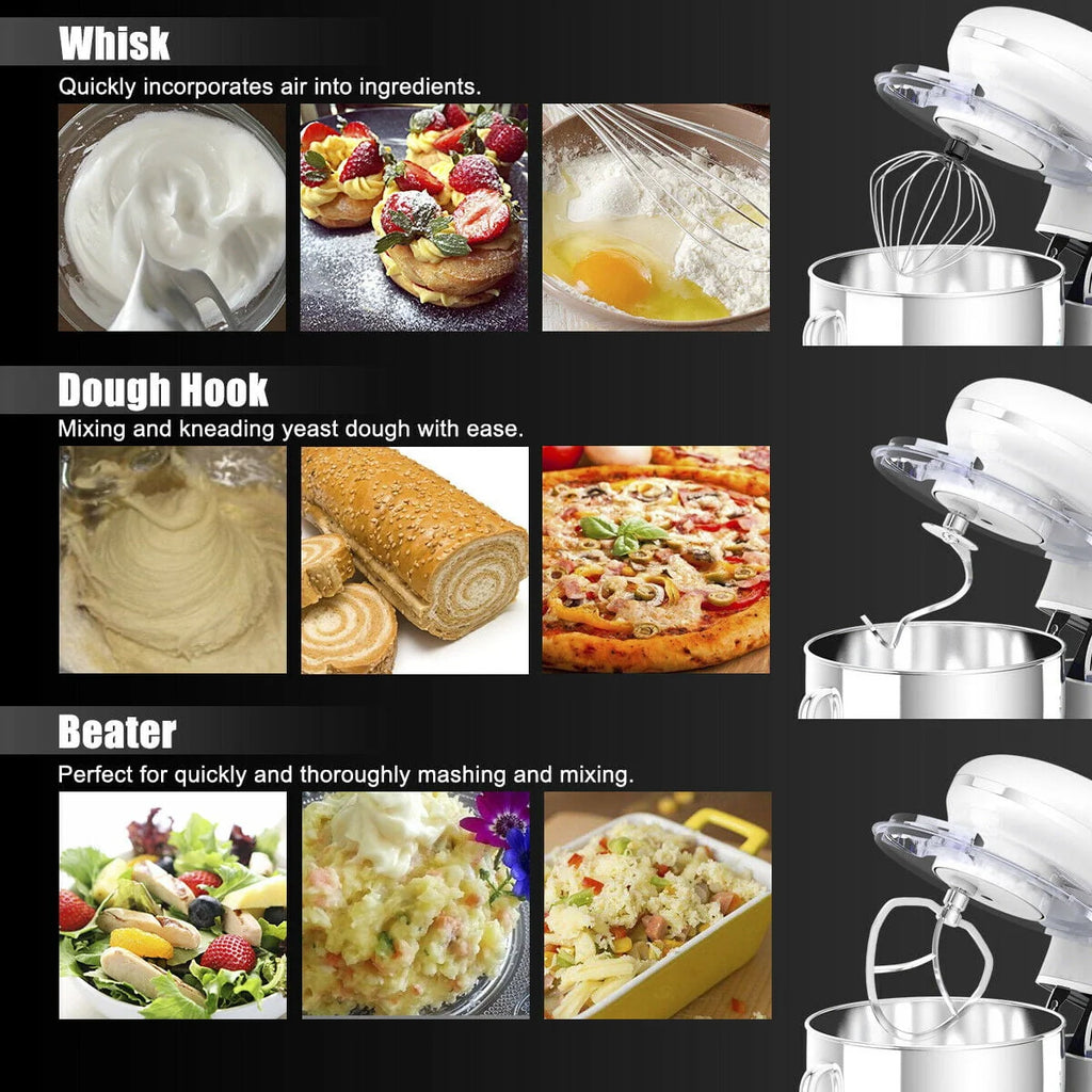Tilt-Head Stand Mixer 7.5 Qt 6 Speed 660W Red N740