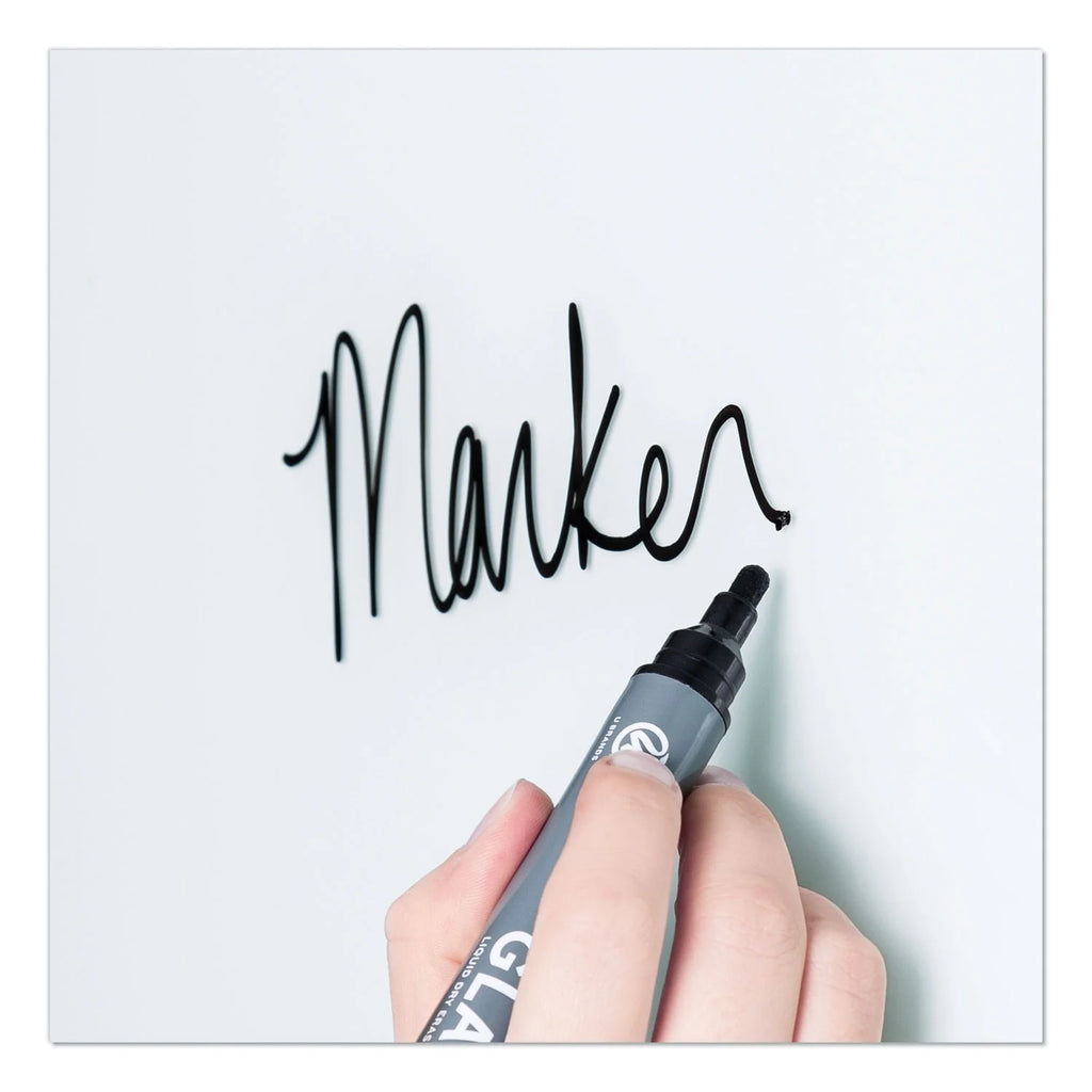 Magnetic Glass Dry Erase Board 48 x 36 White L91004
