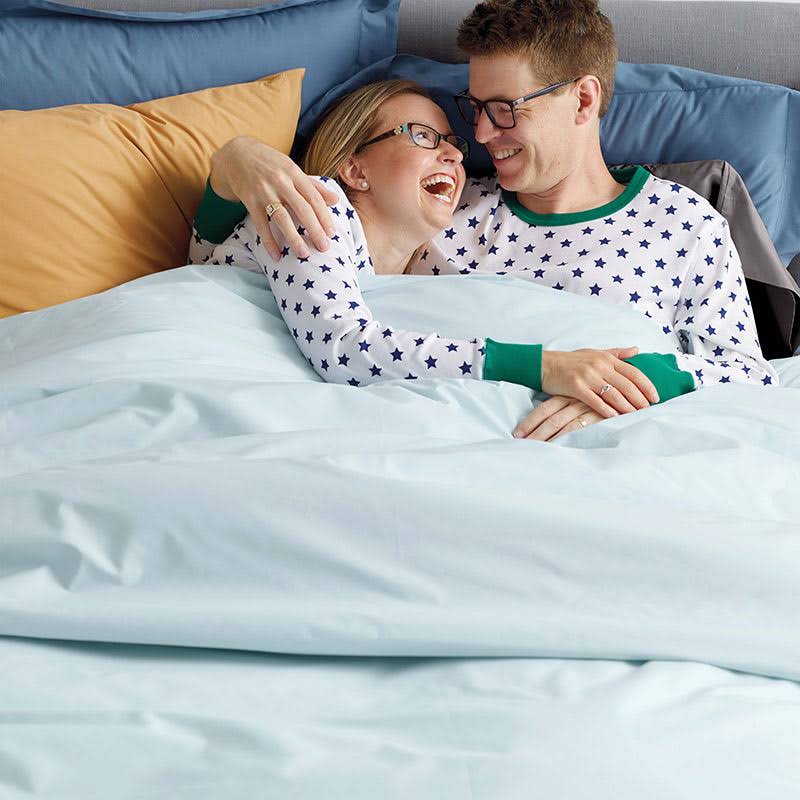 Gray Smoke 300-Thread Count Cotton Percale California King Fitted Sheet V6417