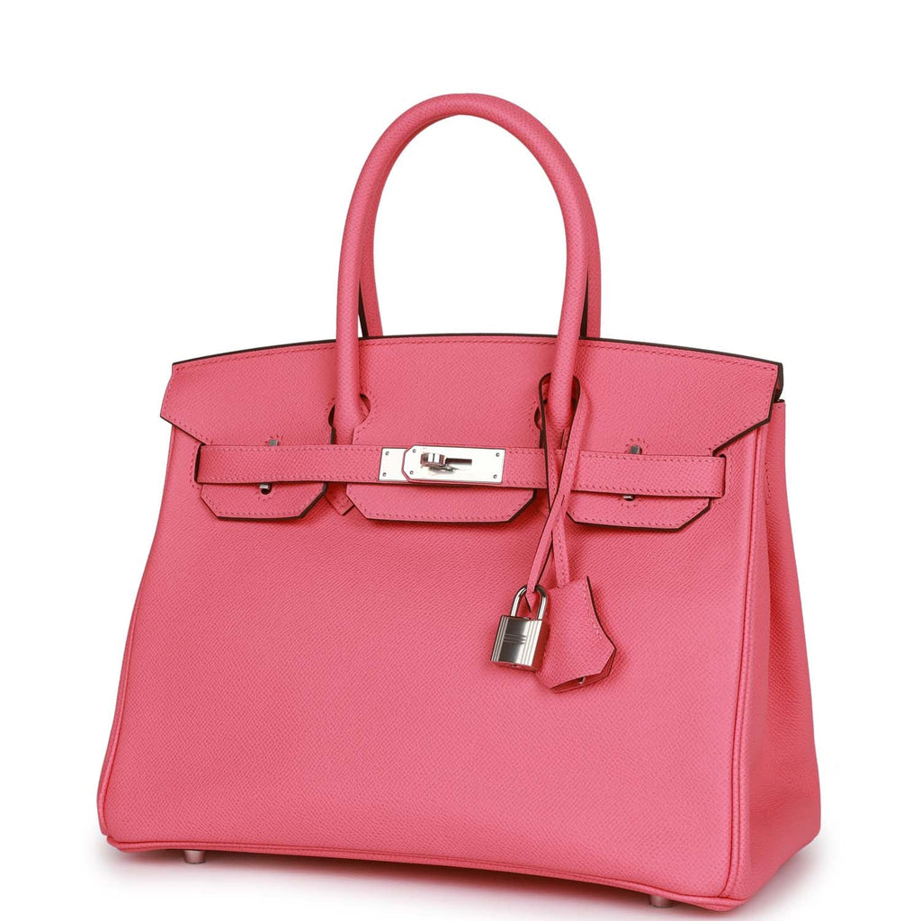 Pre-owned 30 Rose Confetti Epsom Handbag P47691