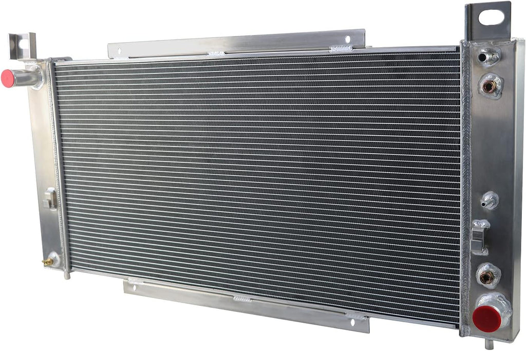 3 Row Aluminum Radiator with Electric Fan Shroud Kit J195