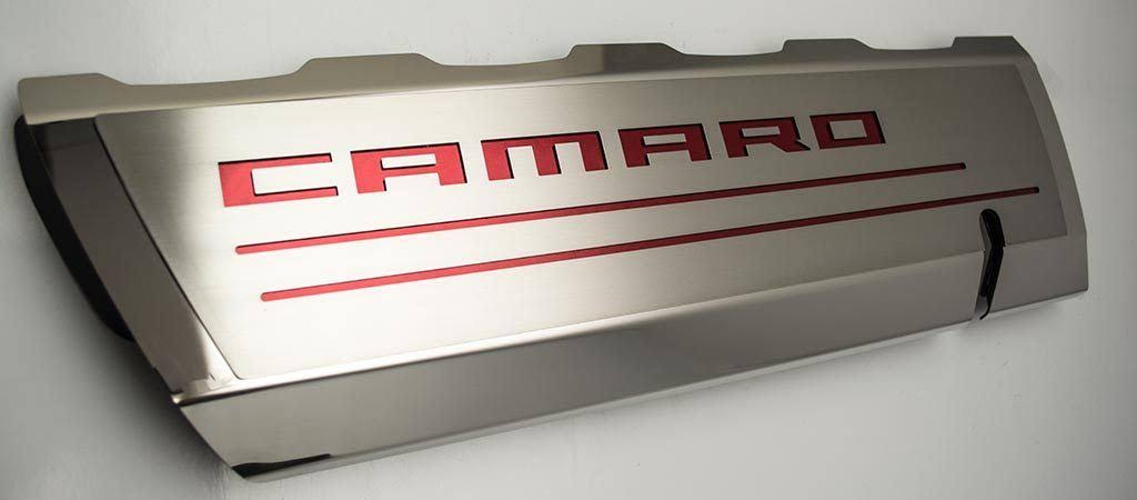 Brushed Black Fuel Rail Cover Top Plate Q535680