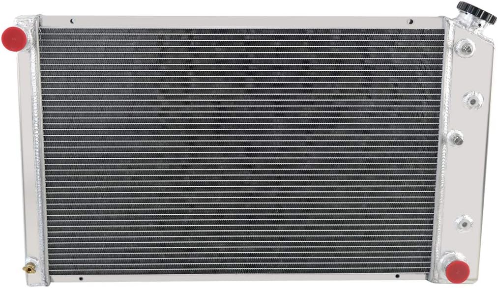 3 Row Aluminum Radiator with Fan Shroud and Thermostat Kit, 32 Overall Width O452976