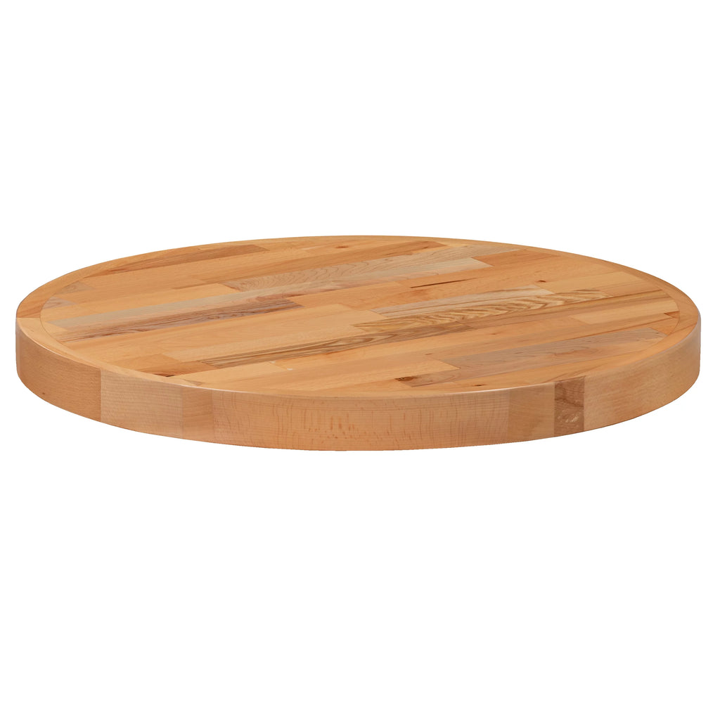 24" Round Butcher Block Style Table Top X625