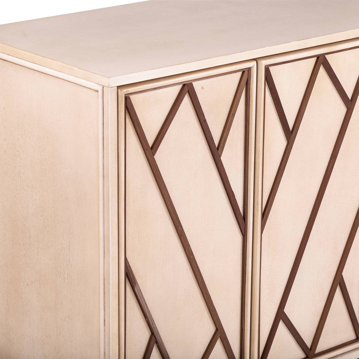 Antique Cream/Black Art Deco Buffet Y734118