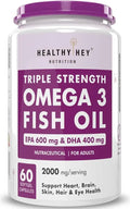 Omega 3 Fish Oil 60 Softgel EPA 600 DHA 400 Supplement X768376