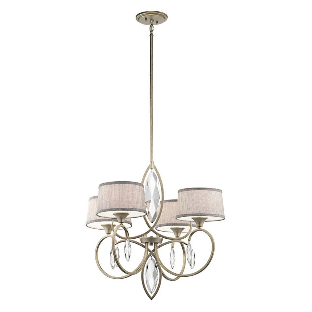 4 Light Chandelier Olde Bronze R2943