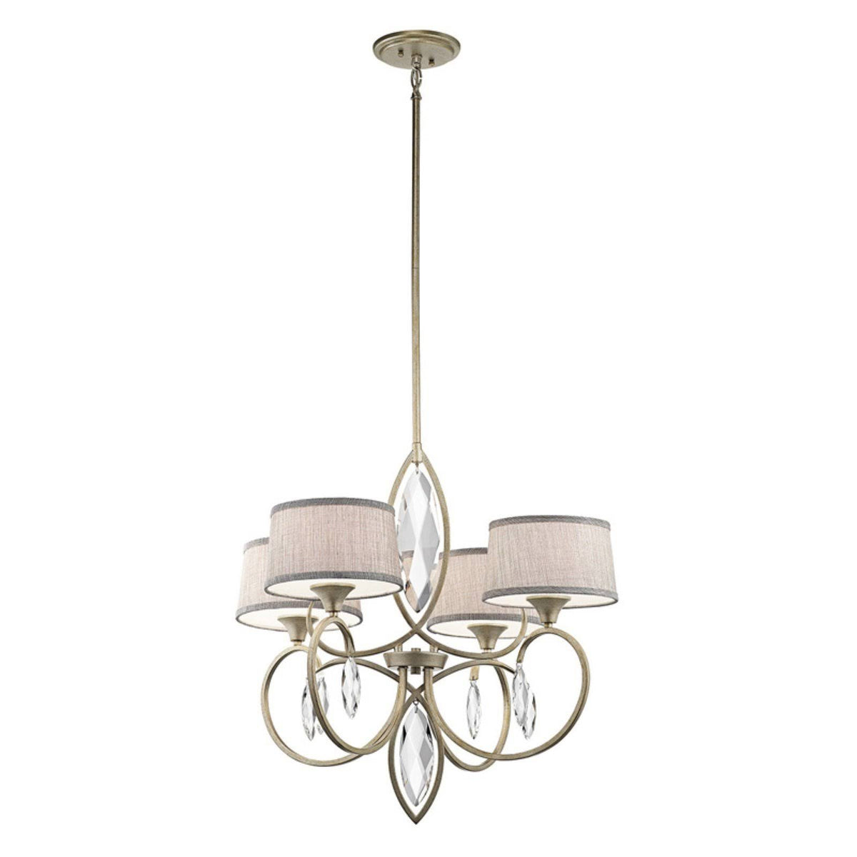 4 Light Chandelier Olde Bronze R2943
