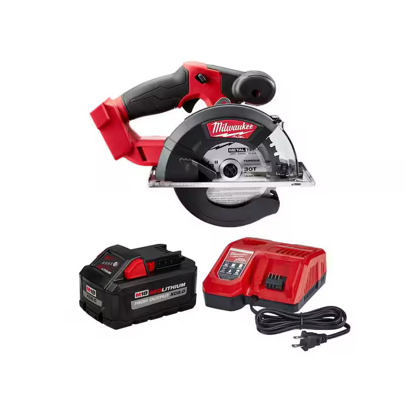 18V Brushless Cordless 5-3/8 in. Circular Saw with Starter Kit L842448