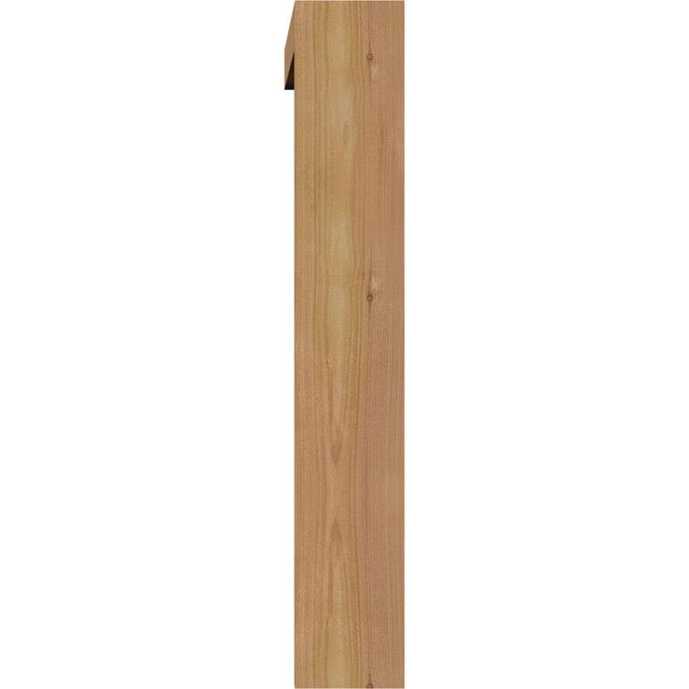 3 1/2x22W x 22x22D x 22x22H Smooth Bracket with Offset Brace, Western Red Cedar R42107