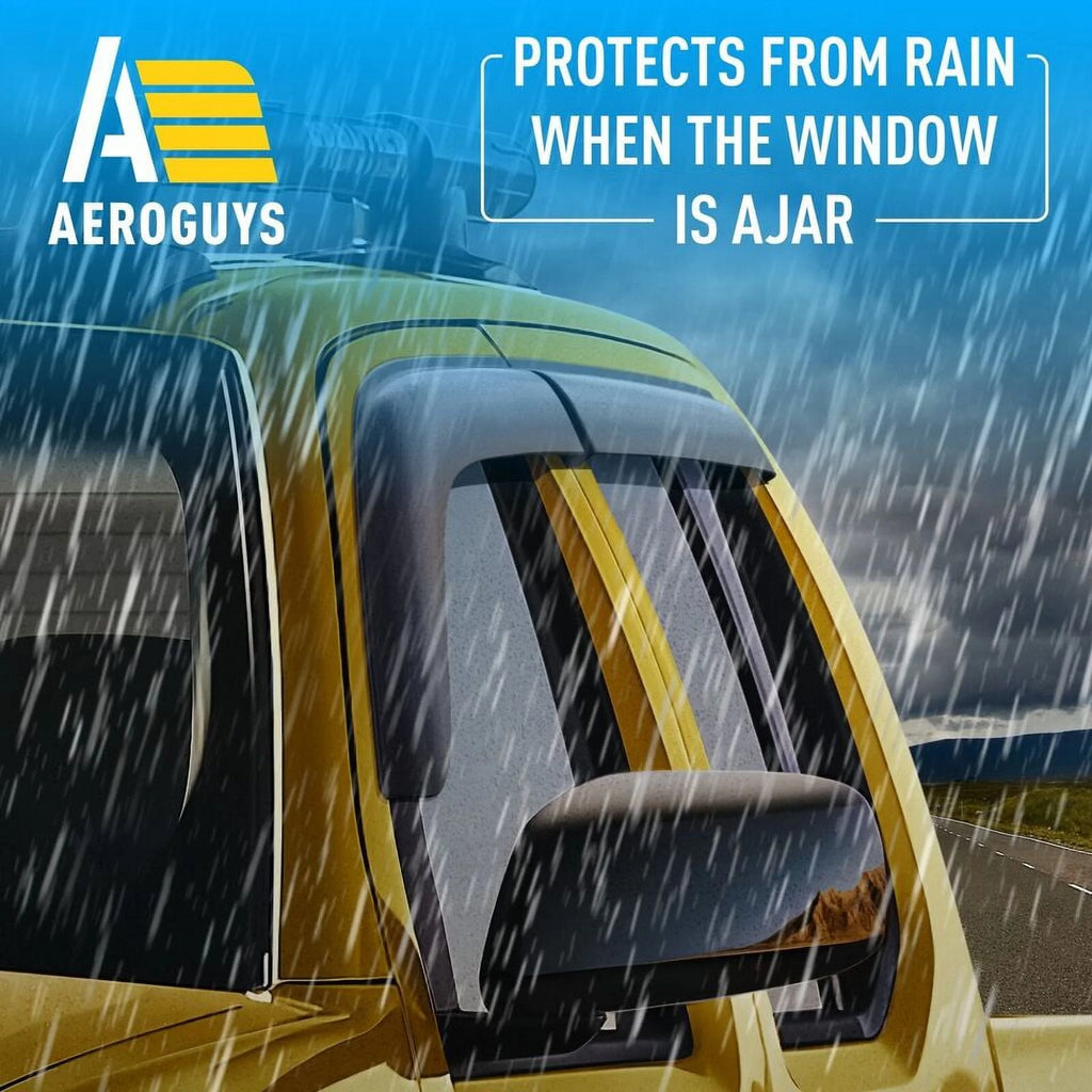 Tape-On Window Deflectors 4pcs R9567