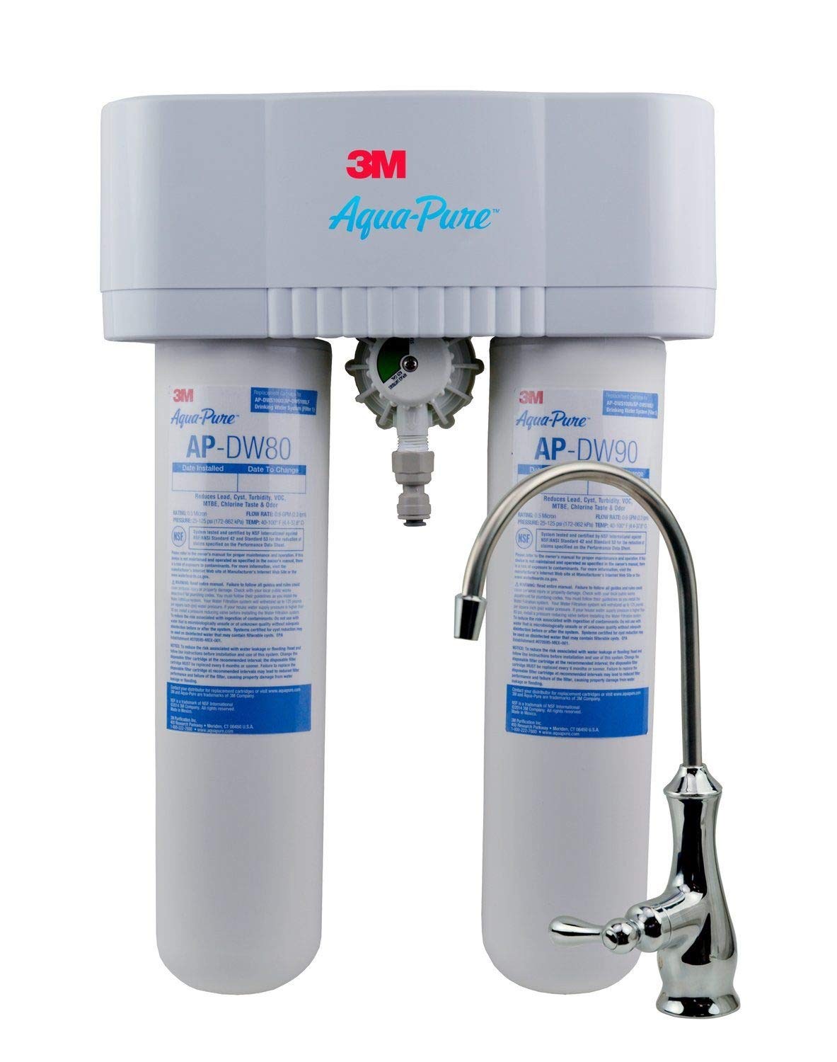 Under Sink Water Filter System with Dedicated Faucet G50798