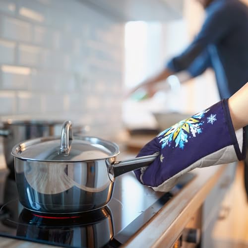 6 Pcs Christmas Kitchen Towel Oven Mitts and Pot Holders Set V1719
