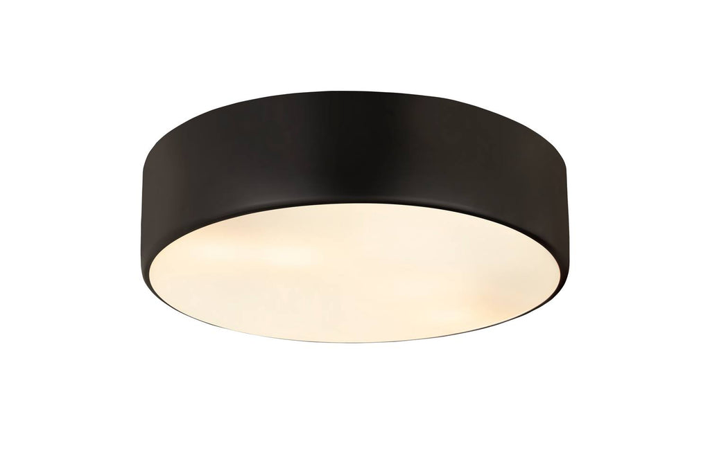 Matte Black 4 Light Flush Mount P528