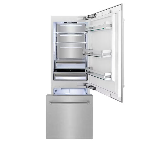 2-Door Bottom Freezer Refrigerator with Water and Ice Dispenser F3849
