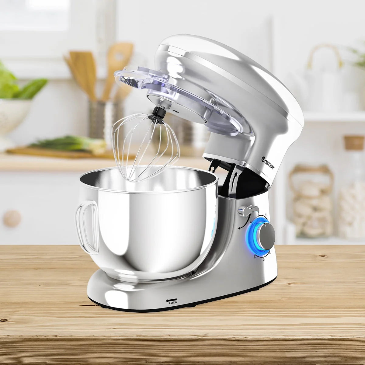Tilt-Head Stand Mixer 7.5 Qt 6 Speed 660W Red N740