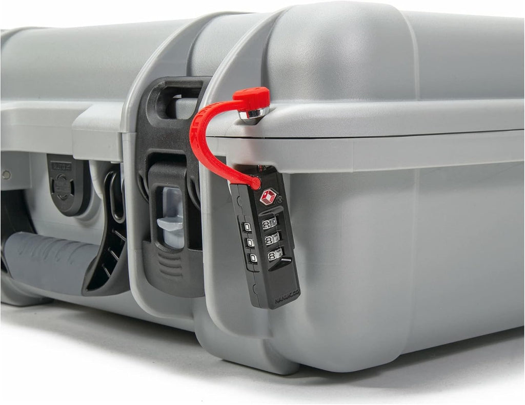 Waterproof Hard Case with Foam Insert (Orange) with TSA Approved Case Lock Z8035