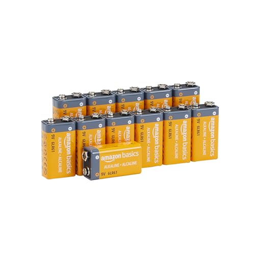 8-Count 9 Volt Alkaline Batteries J741