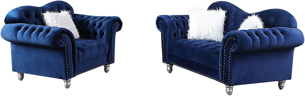 Grey Chesterfield Tufted Armchair B107